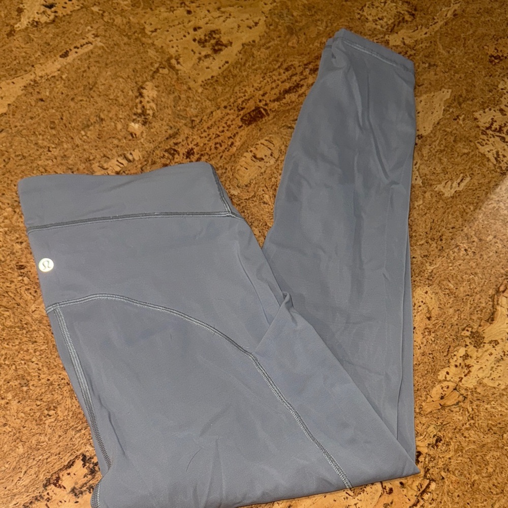 Gray Leggings with Logo